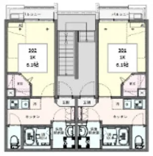 KLEIS青井【3階】の間取り