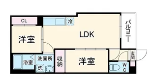 REGALEST上飯田駅【2階】の間取り