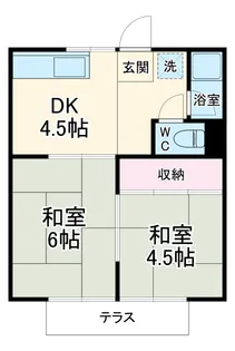 ハイツ中島【1階】の間取り