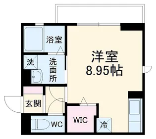 Amenity亥鼻【1階】の間取り