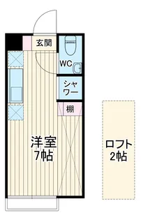 フローラ1【121号室】の間取り