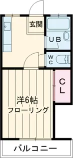 コーポ石川【203号室】の間取り