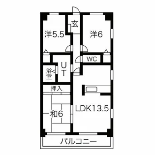 スペリア弥富【408号室】の間取り