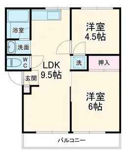 サンハイツⅡ【2階】の間取り
