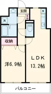 リバーサイド天神【10階】の間取り