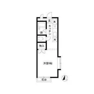 メゾン沢Ⅱ【2階】の間取り
