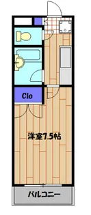 さがみのハイツ【1階】の間取り