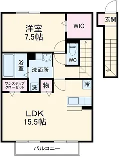 サリジエ A棟【2階】の間取り