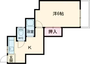 コーポディオ【1階】の間取り