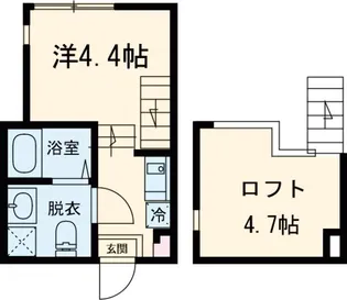 ハーモニーテラス北小岩ⅩⅧ【2階】の間取り
