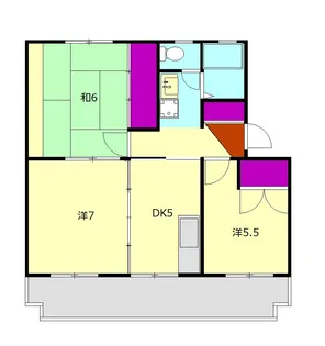ハイツ エスアール【2階】の間取り