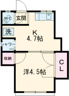 第一越後荘【2階】の間取り