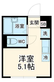 サンライズMW【2階】の間取り