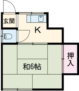 井上荘【1階】の間取り