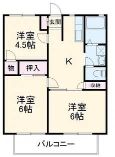 サンロイヤルⅡ【101号室】の間取り