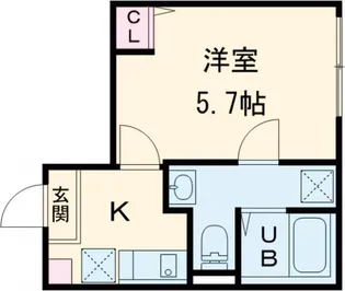 6th Residence AYASE【3階】の間取り
