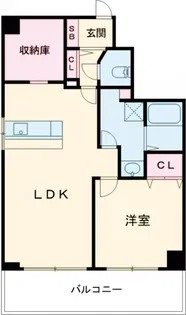パインフィールド二条城【5階】の間取り