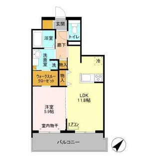 Vesta(ウェスタ)【2階】の間取り