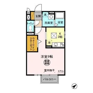 クロスクローバー【1階】の間取り