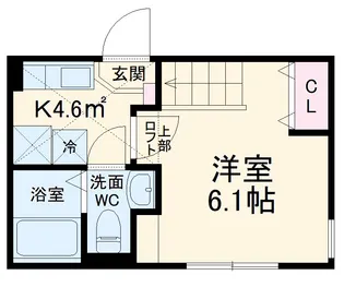 スペーシア相模原【2階】の間取り