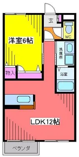 パインクレスト7【2階】の間取り