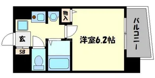 ベラジオ二条城前【4階】の間取り