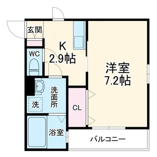 プラチナレジデンス【3階】の間取り