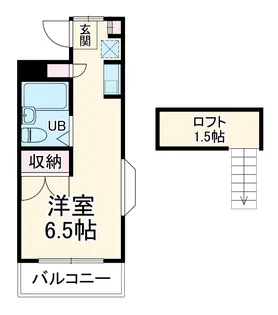 コーポミユキ【201号室】の間取り
