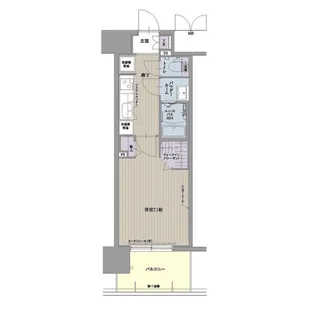 パルティール高畑アネックス【6階】の間取り