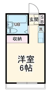 日新ハイツ【A205号室】の間取り