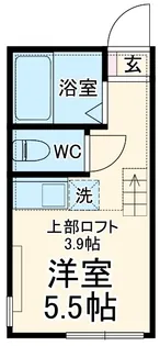 ユナイト東白楽マリオット・オペラ【1階】の間取り