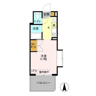 パティオ坂巻【3階】の間取り