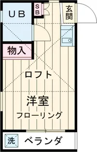 デュエットミタカ1番館【102号室】の間取り