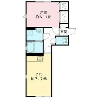 プレストン【101号室】の間取り