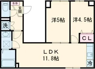 ルッカハウス【1階】の間取り