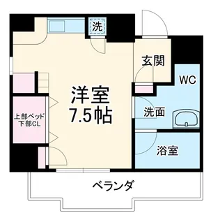 SK BUILDING-5【4階】の間取り