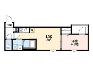 robot home お花茶屋【3階】の間取り