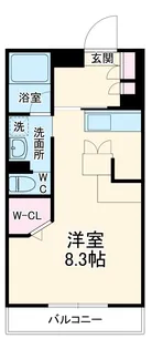 ZCO並木ビル2ND【3階】の間取り