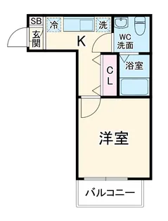 ラフィーナー東船橋【1階】の間取り