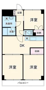 グランドゥールオークラNO.1【2階】の間取り