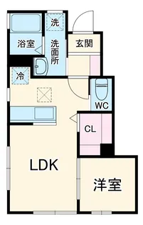 リーブルファイン松戸五香【1階】の間取り