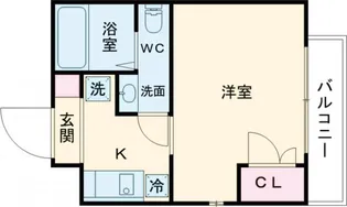 I−FLAT明大前【2階】の間取り