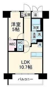 ナヴィリオパラッツォ【2階】の間取り