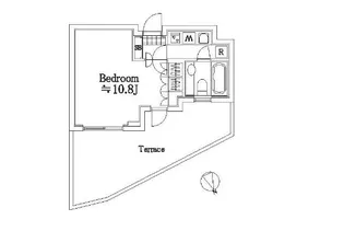 スカイコートヴァンテアン桜上水【1階】の間取り