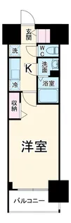 プレサンスNAGOYAファスト【15F号室】の間取り