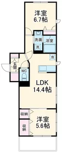 La Luce美しが丘【1階】の間取り