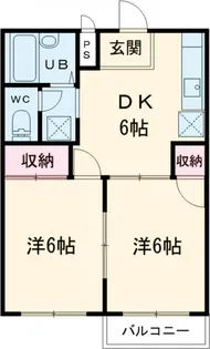 シティーハイツEi【203号室】の間取り
