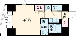 ルネサンスコート本蓮沼【9階】の間取り