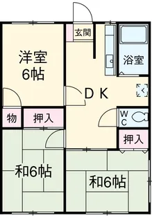 サンコーポ井野【2階】の間取り