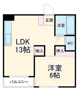 井上ビル【4階】の間取り